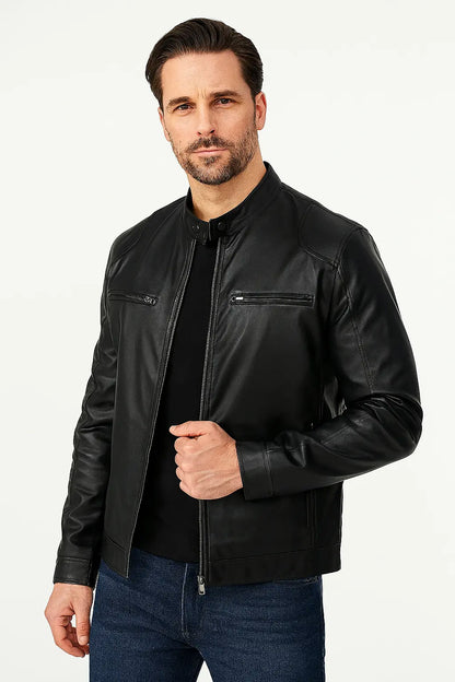 Premium Leather Jacket for Men – Shop Business Casual Style