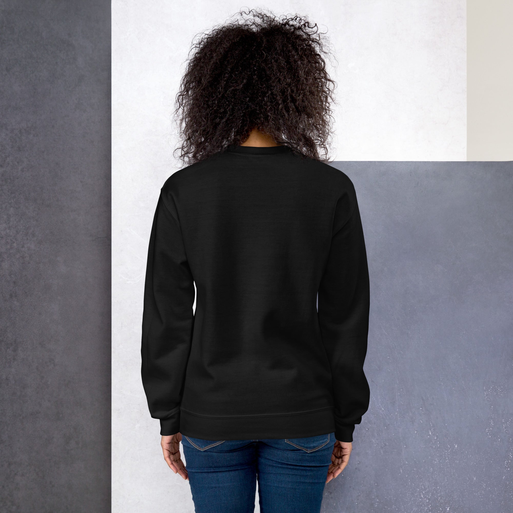 Premium unisex sweatshirt with bold chest design for winter wear

