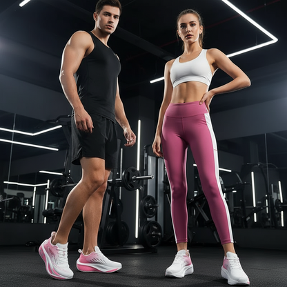 Pro Marathon Edge: Lightweight Carbon Plate Running Shoes with Rubber Grip Outsole.