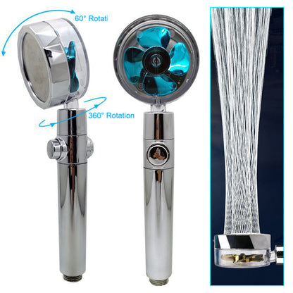 Propeller Driven Shower Head – High Pressure vs Standard Comparison