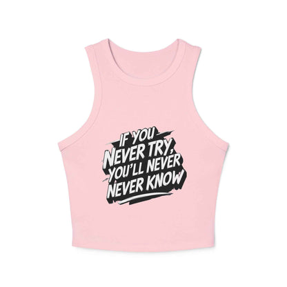 Motivational Racer Tank for Women – Inspiring Workout Wear