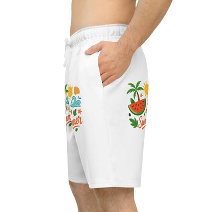Summer Vibes Athletic Shorts Eco-Friendly & Bold
