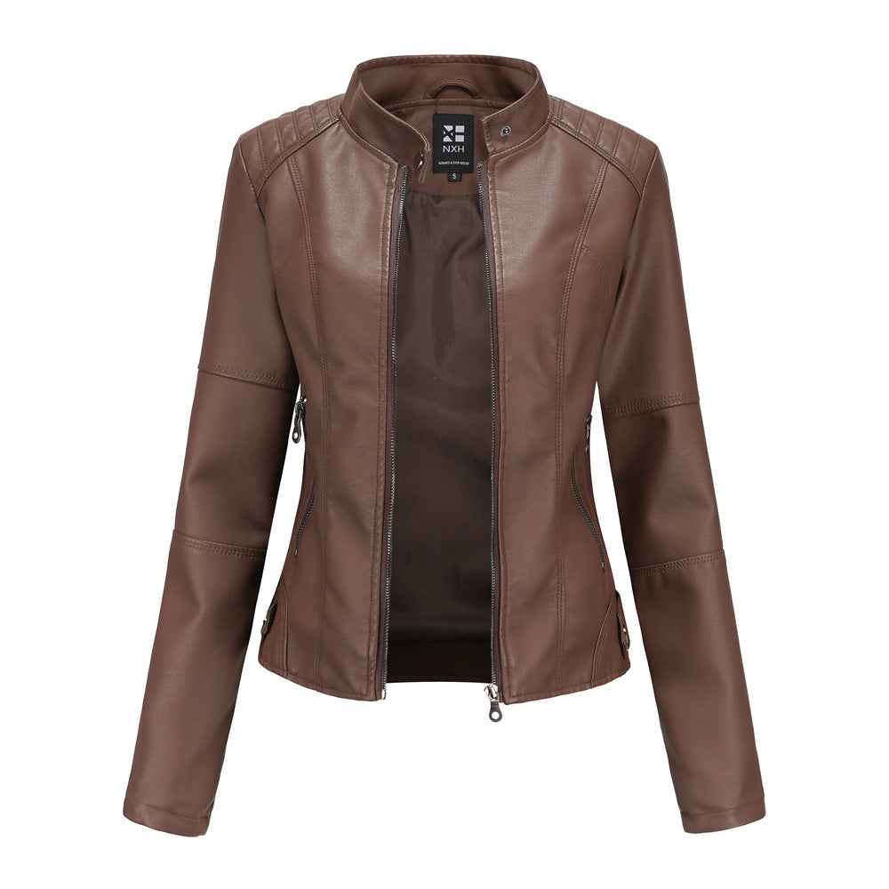 PU Leather Jacket for Women - Urban Elegance Redefined