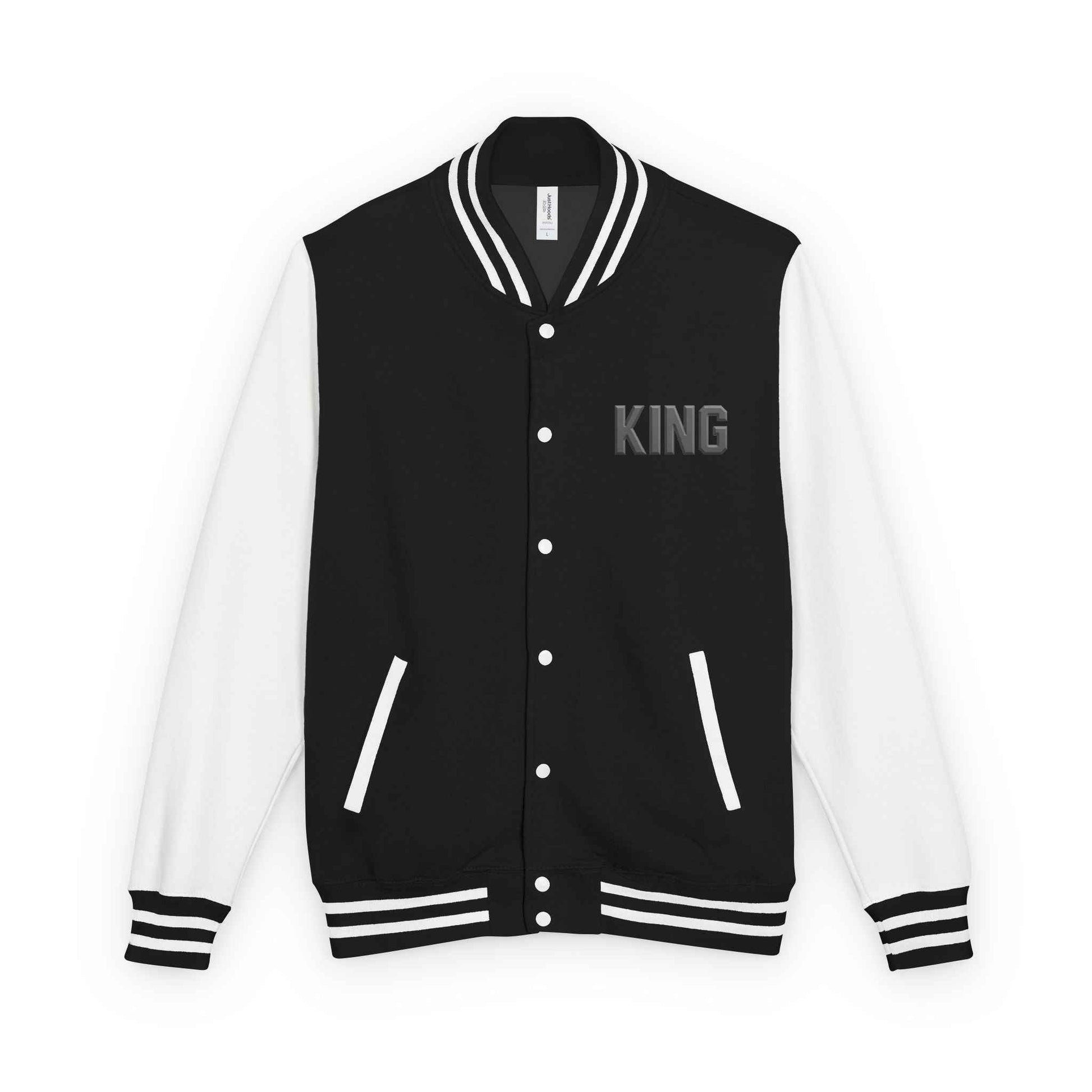 KING Letterman Jacket - Unisex Varsity Heavyweight Style