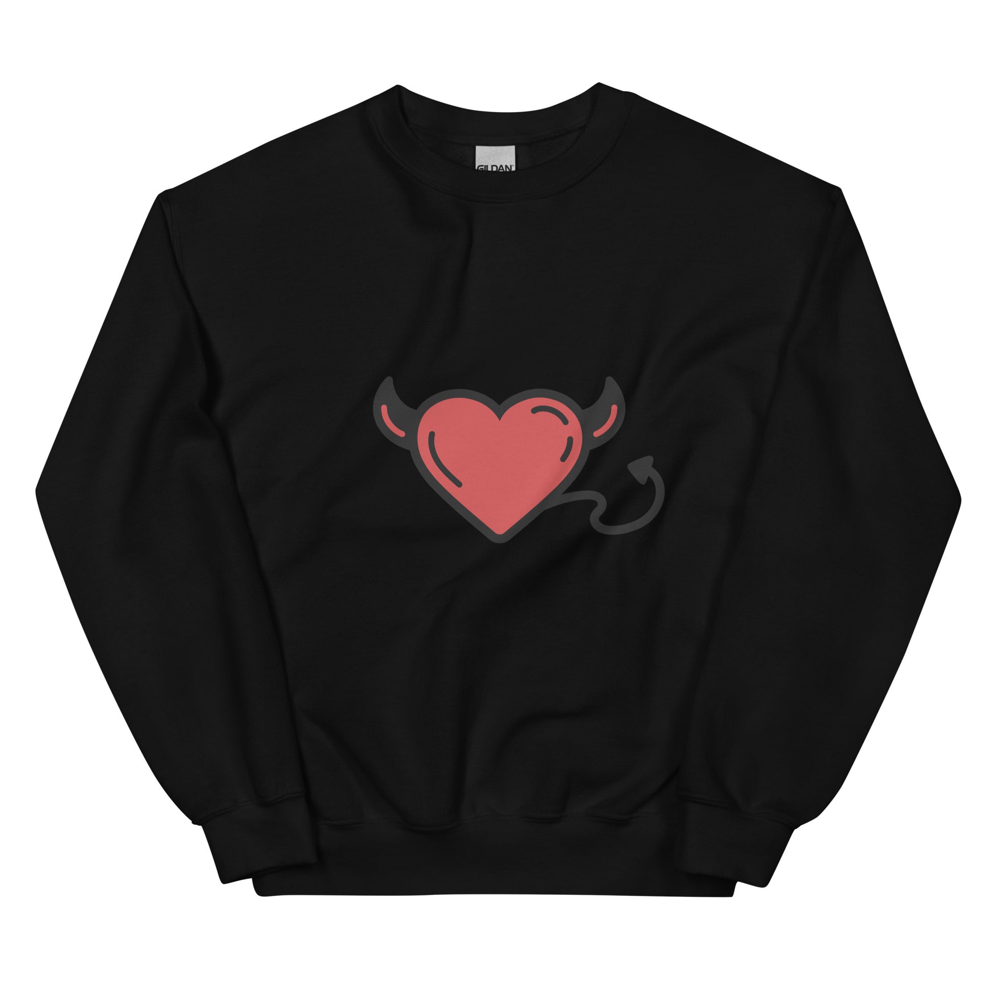 Relaxed-fit unisex sweatshirt worn by male model with jeans

