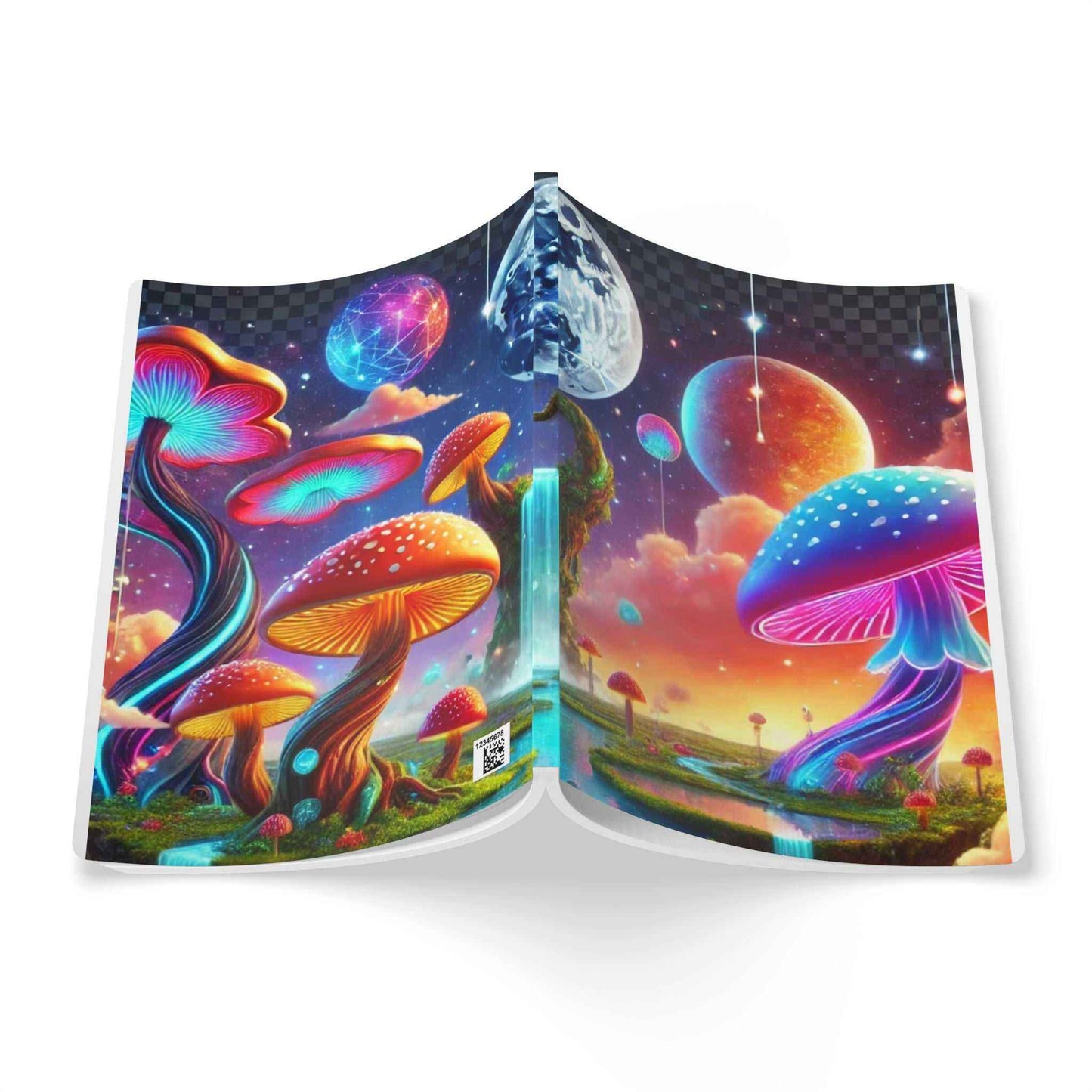 Cosmic Mushroom Journal – Whimsical Artist Notebook