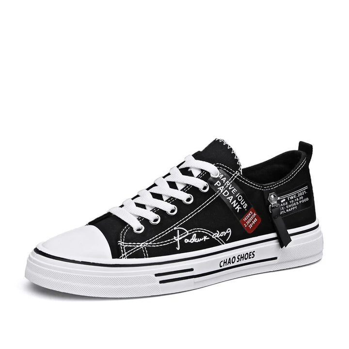 Men's Canvas Skate Sneakers - Classic Casual Style Men!