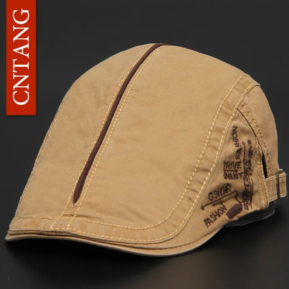 Men Beret – Adjustable Cotton Driver Cap Comfort
