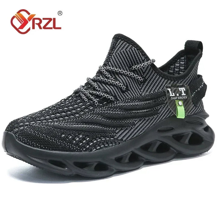Men’s Black Running Shoes – Breathe & Go Faster