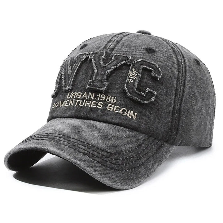 Unisex Black Baseball Cap - Adjustable Everyday Styling