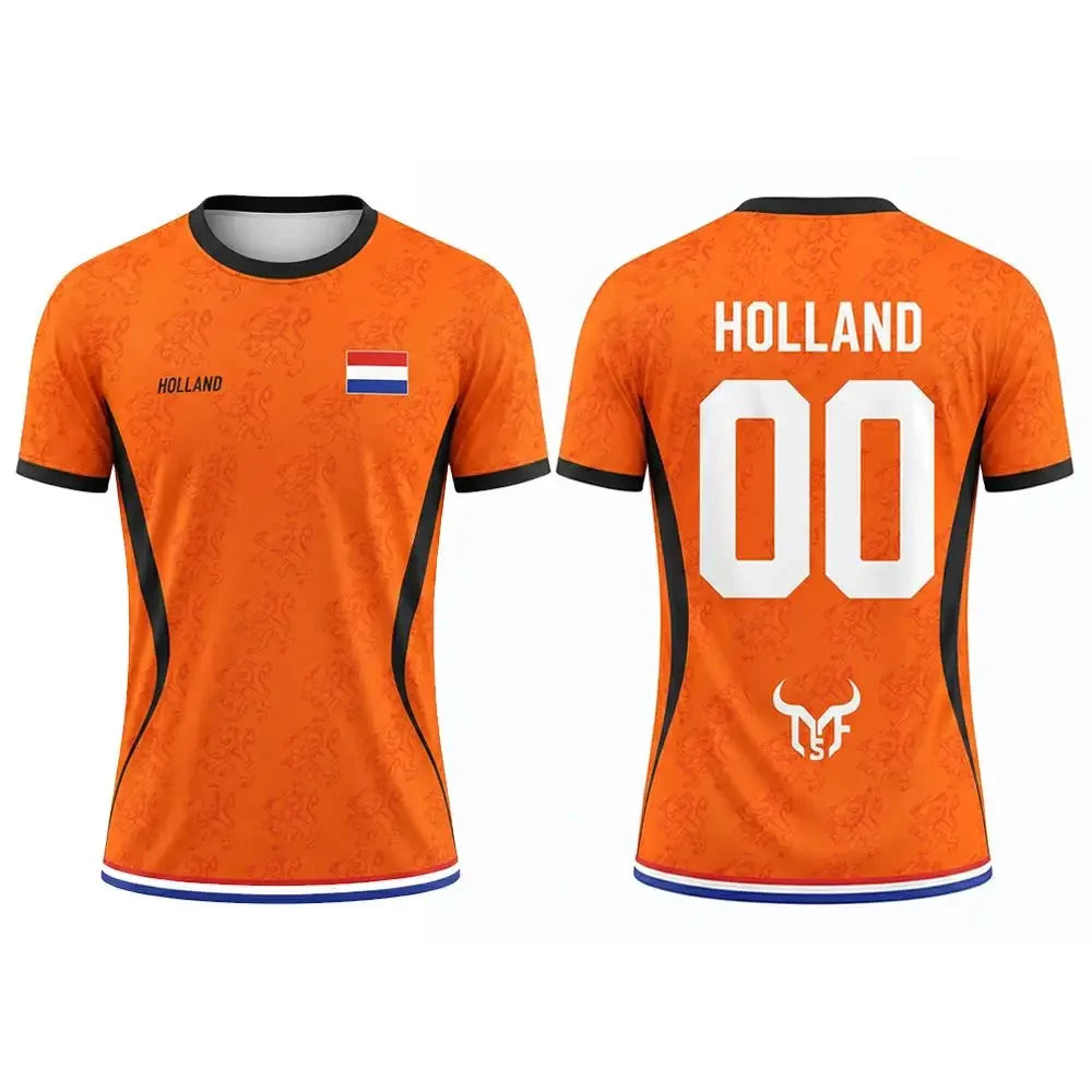Printed Netherlands fan top shown as a coded product variant