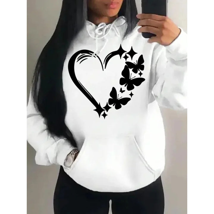 Butterfly Hoodie Women – Cute Oversized Y2K Streetwear