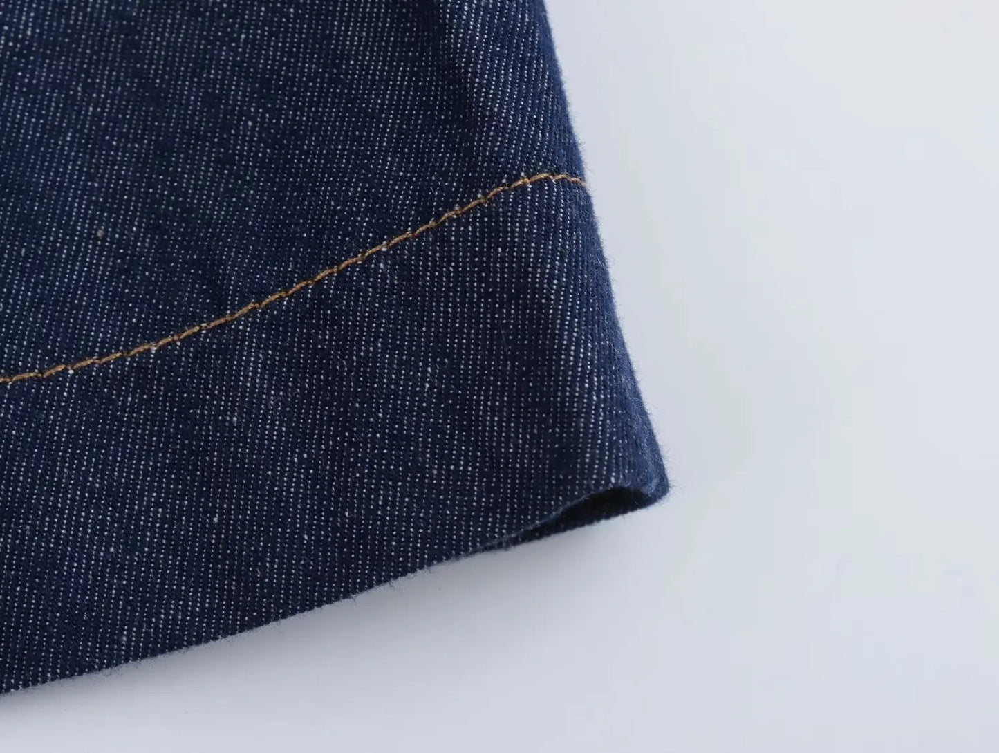 High Waist Denim Skirt Women – French Minimalist