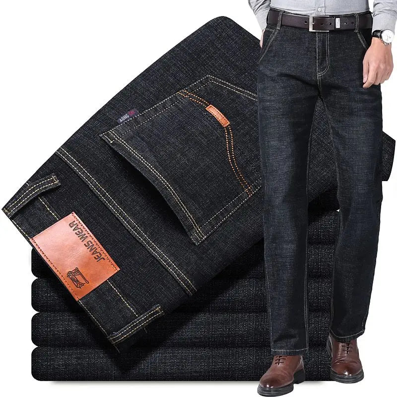 Premium Men's Straight Jeans – Effortless Comfort