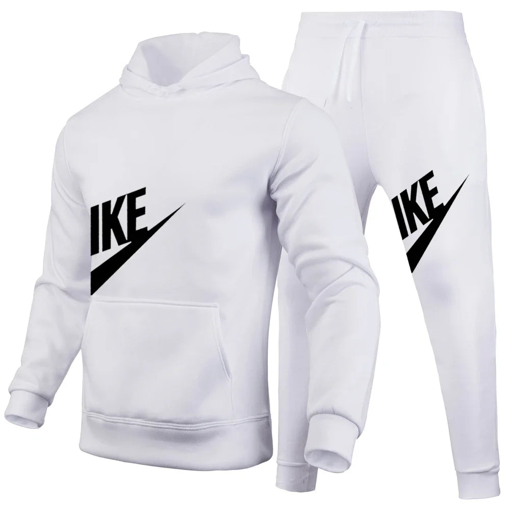 Men's Tracksuit Set – Cotton Blend Hoodie + Pants