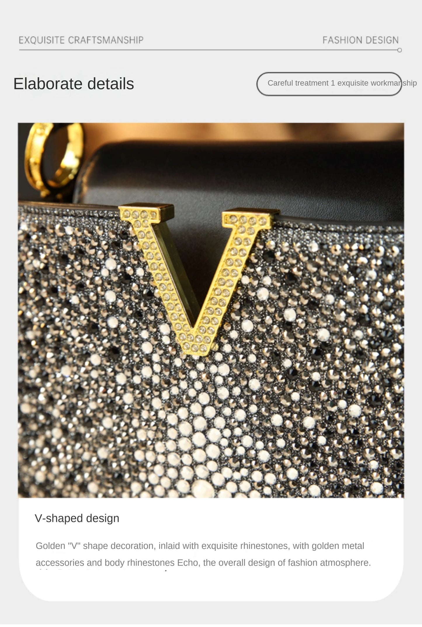 Genuine Leather V-Accent Crossbody – 21×13 cm