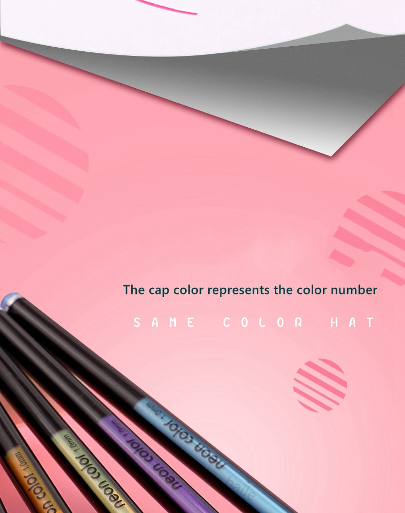 Glitter Gel Pens Set – 48 Colors for Art & School