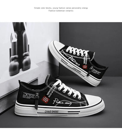 Men's Canvas Skate Sneakers - Classic Casual Style Men!