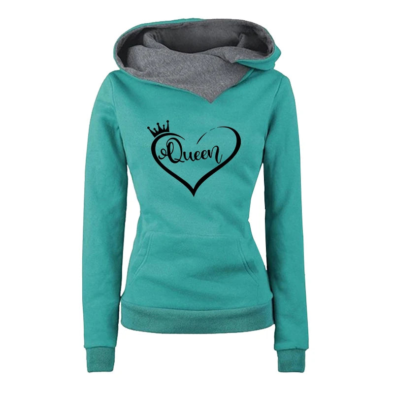 Women's Tracksuit Set - Cozy Hoodie + Joggers, Pockets!