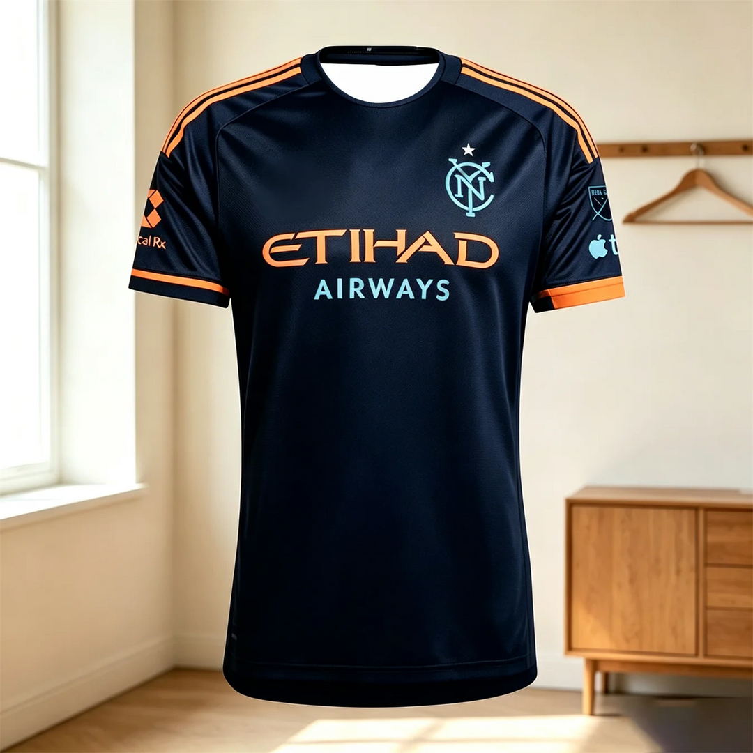 NYCFC Jersey Black Away Quick Dry Men&