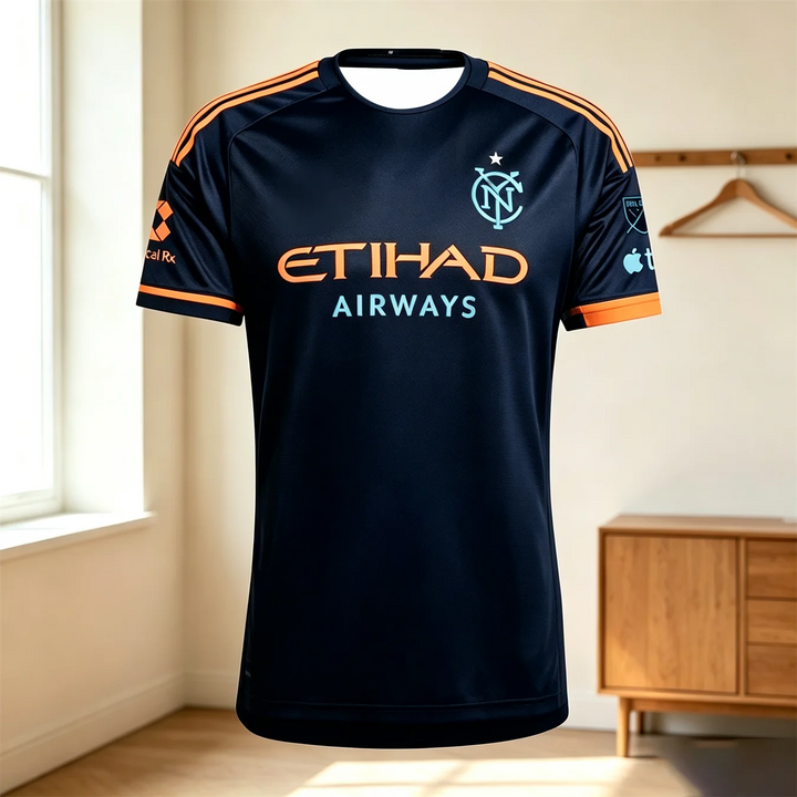 NYCFC Jersey Black Away Quick Dry Men&