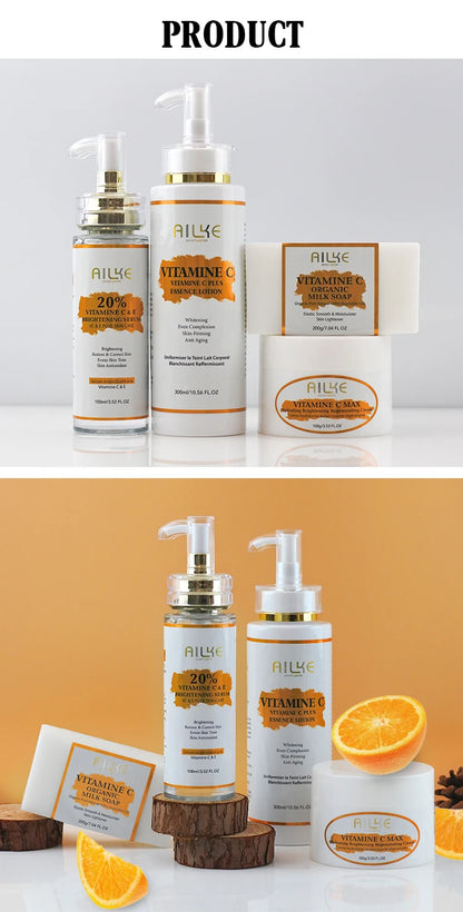 AILKE Vitamin C Skin Care Set – Brighten & Firm