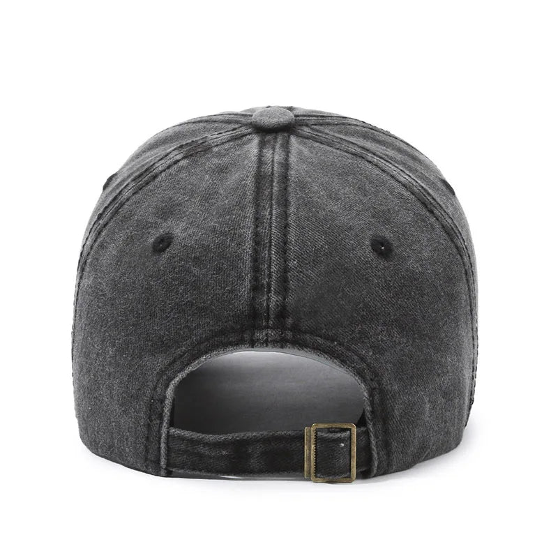 Unisex Black Baseball Cap - Adjustable Everyday Styling