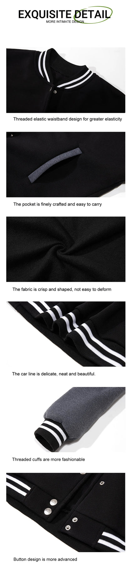 Womens Bomber Jackets - Fleece Varsity Warmth Soft Cozy