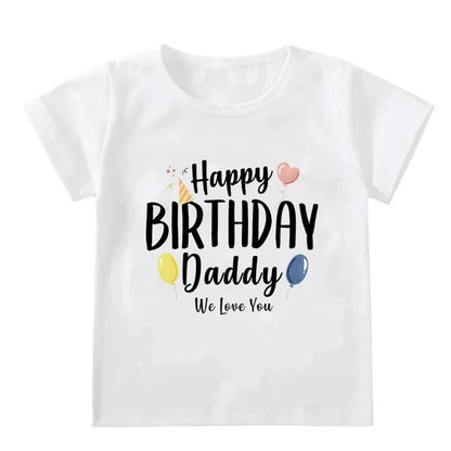 Happy Birthday Daddy Shirt – Family Matching
