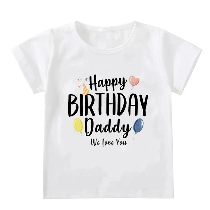 Happy Birthday Daddy Shirt – Family Matching