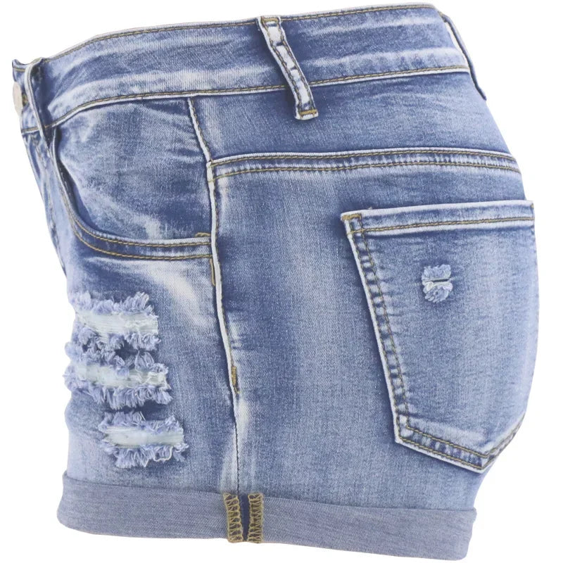 Women's Split Denim Shorts: Sexy Summer Beach Essential