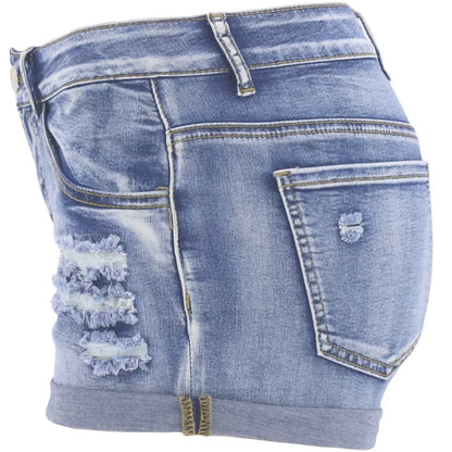 Women's Split Denim Shorts: Sexy Summer Beach Essential