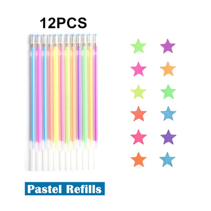 Glitter Gel Pens Set – 48 Colors for Art & School