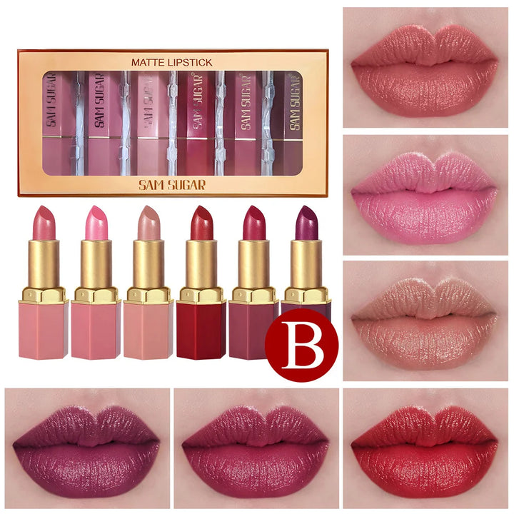 Gold lipstick matte in a gold-bar tube, shown as a full-size 3.5 g lipstick, with gift-ready styling and velvet matte finish.