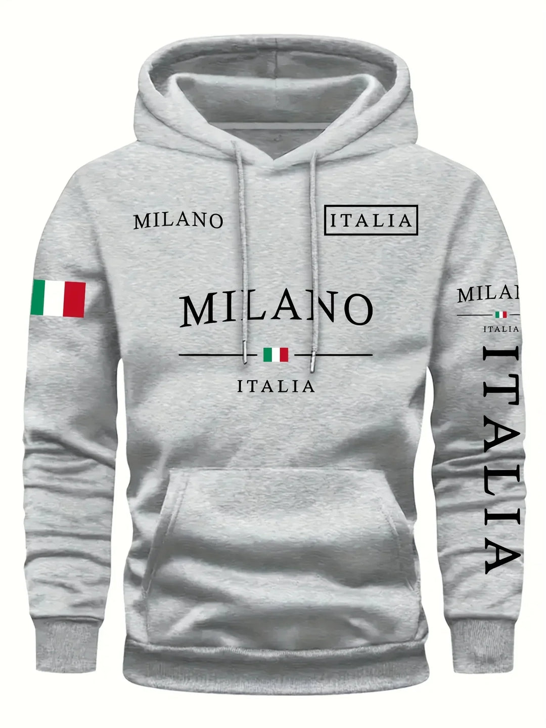 Unisex Milano Graphic Hoodie - Casual Everyday Pullover