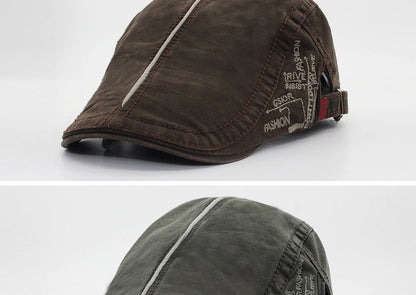Men Beret – Adjustable Cotton Driver Cap Comfort