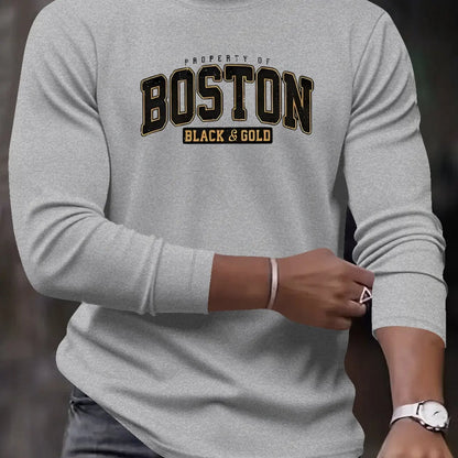 men's Los Angeles long sleeve tee folded view highlighting graphic placement and sleeve length, wardrobe staple for layering