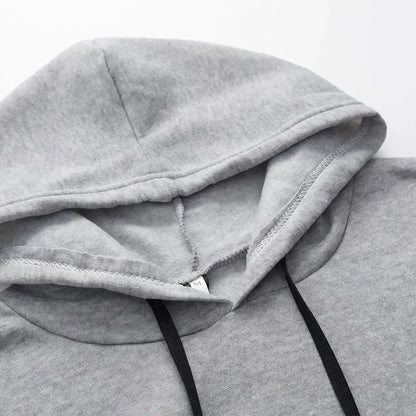 Tracksuit - Striped Hoodie & Sweatpants Set, All-Season