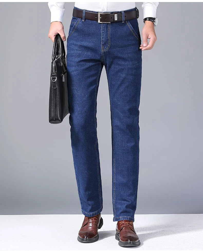 Premium Men's Straight Jeans – Effortless Comfort