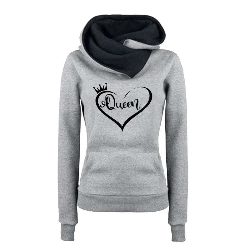 Women's Tracksuit Set - Cozy Hoodie + Joggers, Pockets!