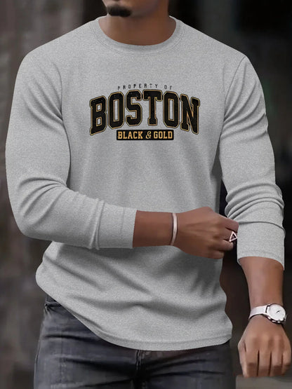 Men's Los Angeles Long Sleeve Tee - Soft Cotton Comfort