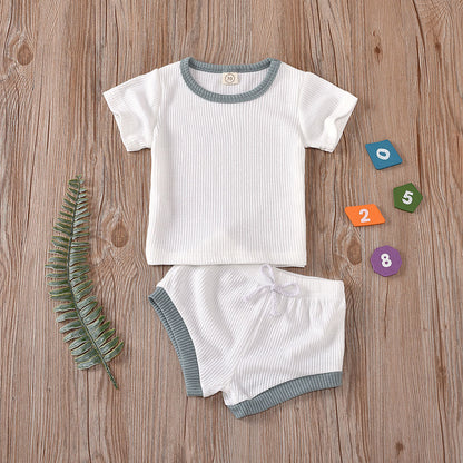 Seasonal styling ideas with this versatile infant two-piece set for infants.