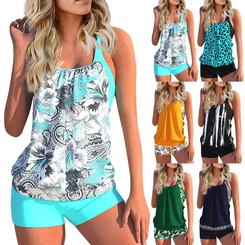 Sexy Split Design Plus Size Bikini Swimsuit Perfect for Pool Parties