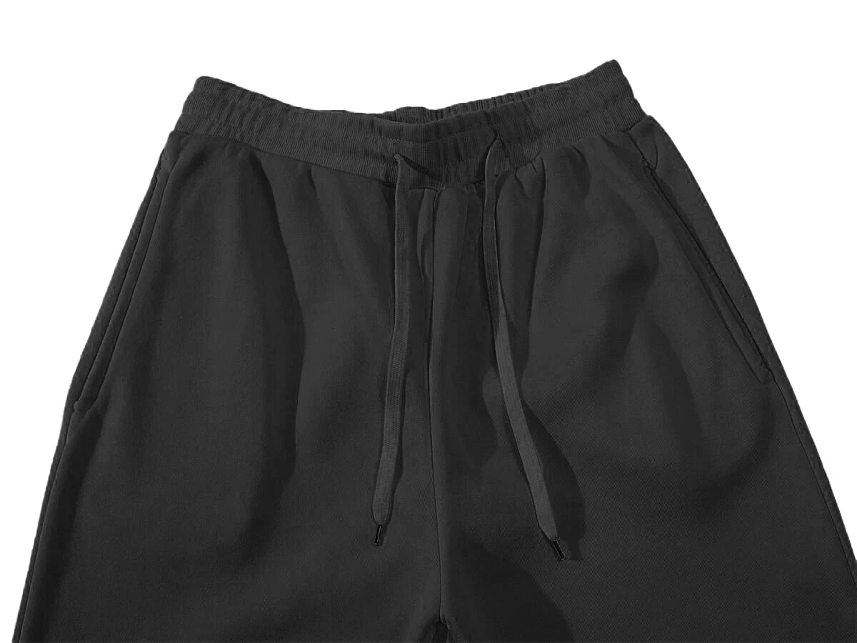 Women's casual sweatpants Paris letter pattern tapered leg fleece knit for layering under coats in winter
