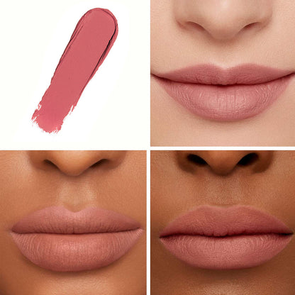 Side-by-side comparison of different Phofay Matte Lipstick shades, helping you find the perfect long-lasting color for your unique skin tone.

