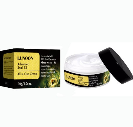 Snail Cream in action, smoothing wrinkles for a flawless finish.
