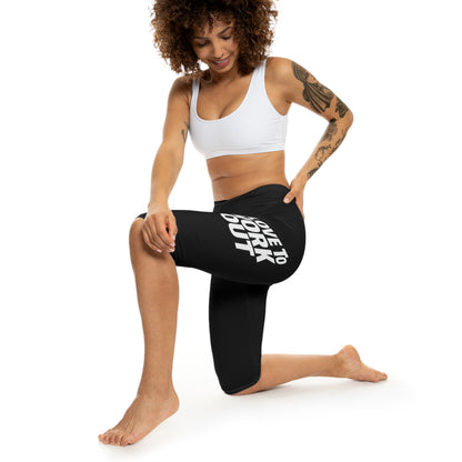 Soft Brushed Capri Leggings – Fitness & Comfort

