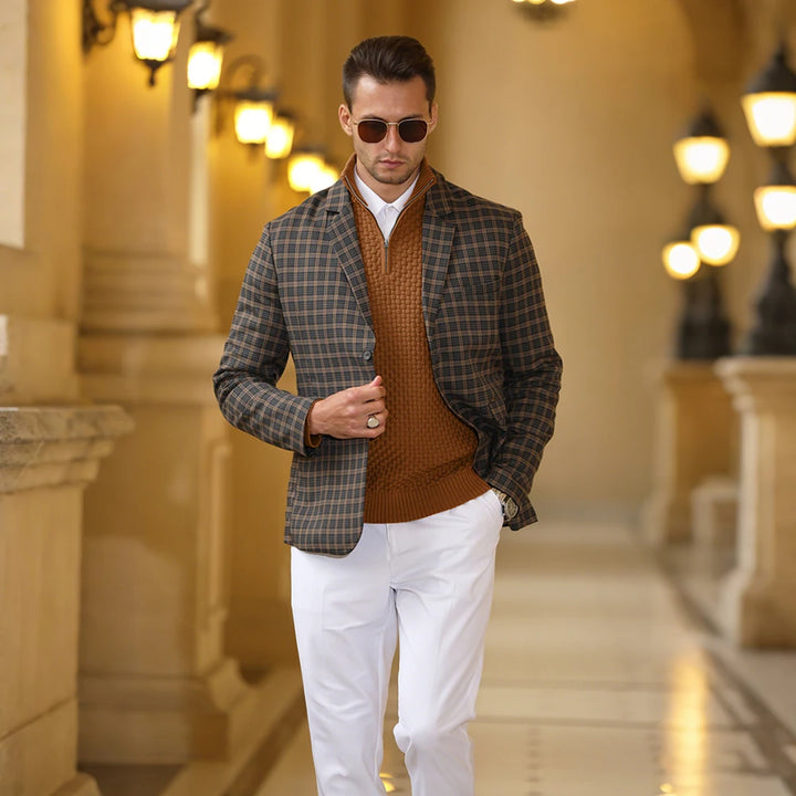 Soft Knit Fabric – Comfortable Men’s Sweater