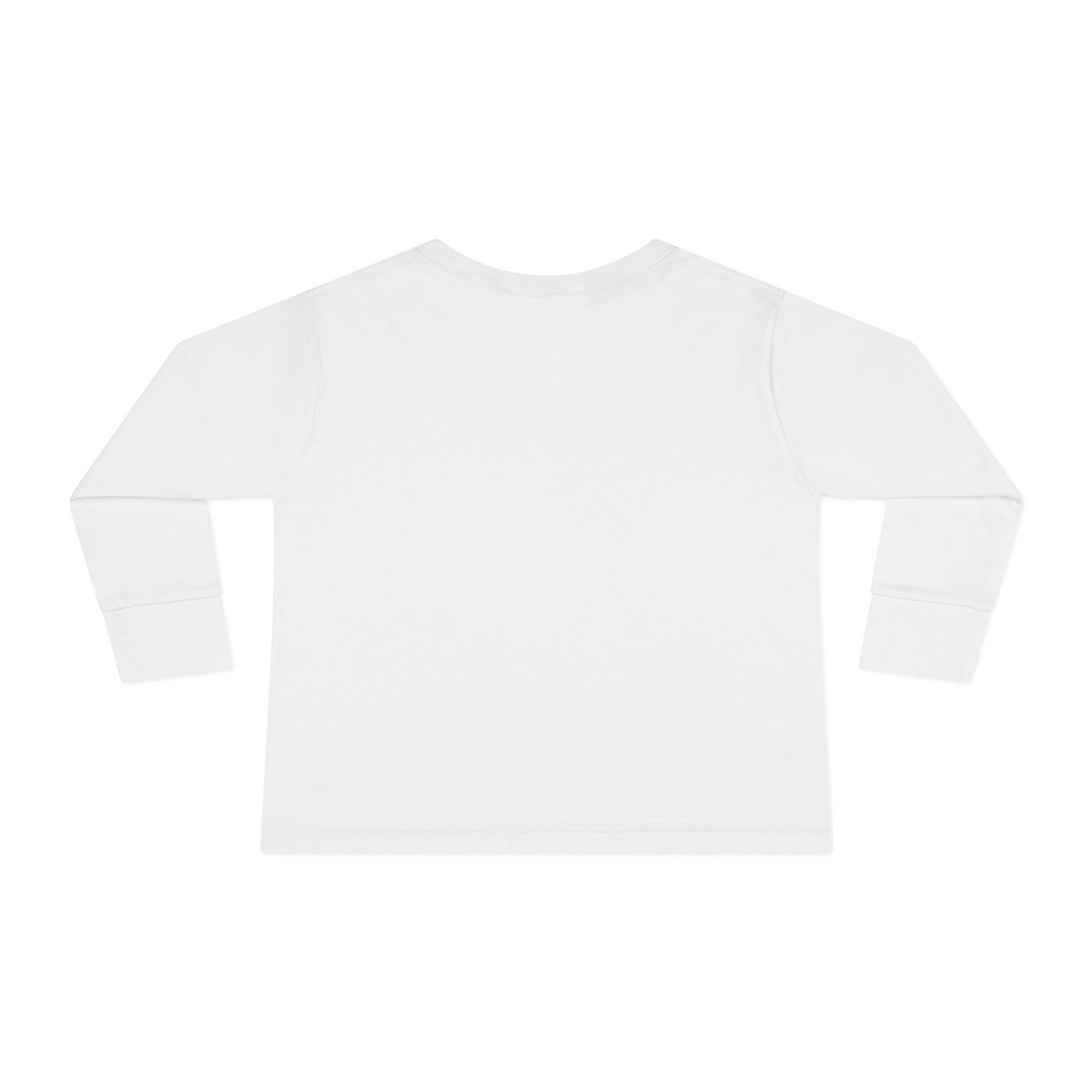 Soft ring-spun cotton fabric of the Sunny Smile Toddler Long Sleeve Tee ensures breathable comfort for active tots

