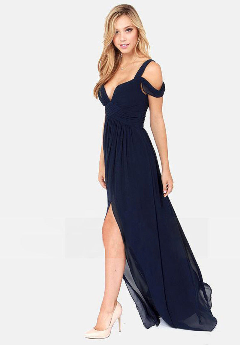 Solid Color Pleated Maxi – Waistline & Pleats

